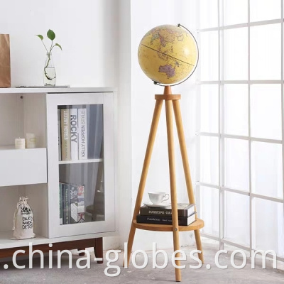 antique floor standing globe